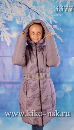 3377 Пальто для девушки на синтепоне