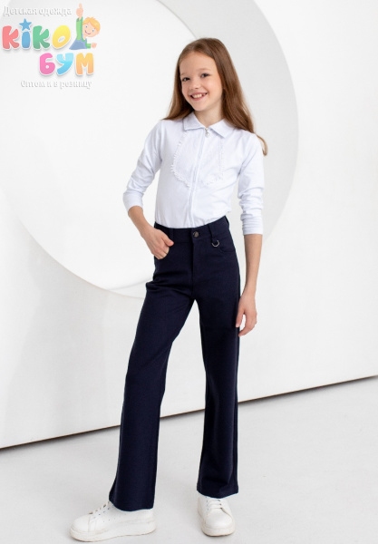 8002 Брюки школьные "Палаццо"