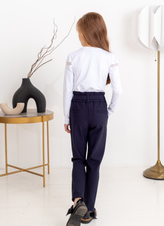 19111(22-27) Брюки школьные для девочки YUKE 