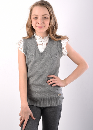 3911 Жилет для девочки 