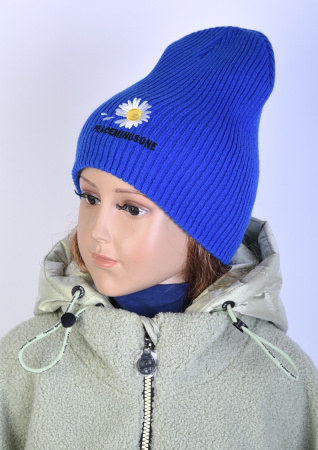 54  Шапка "Ромашка" двойная