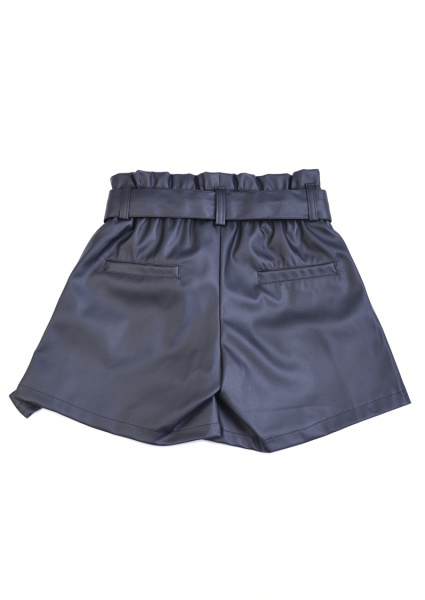20055 Шорты для девочки из эко-кожи