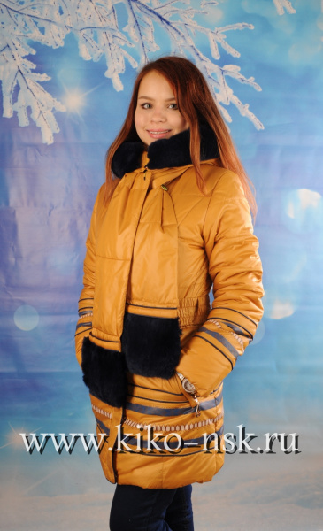 3735 Полупальто  для девушки