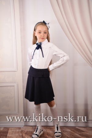 701580-1 Юбка школьная для девочки Moda Lora