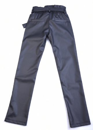 20030М Брюки для девочки Yuke эко-кожа