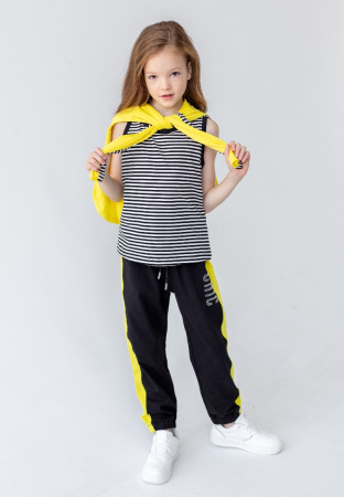 88071 Костюм трикотажный тройка для девочки 
