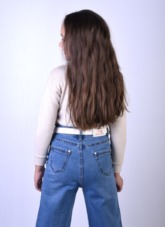 1026 Джинсы для девочки 