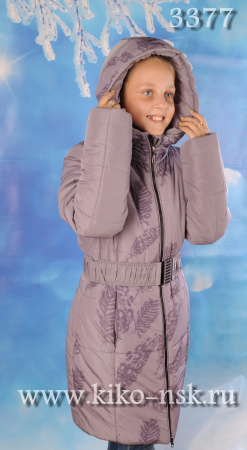 3377 Пальто для девушки на синтепоне