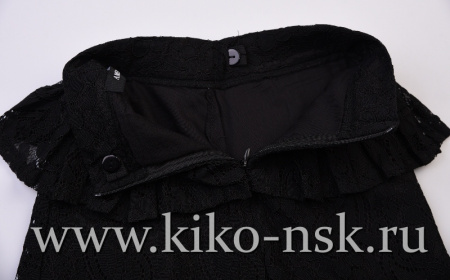 5904 Юбка школьная кружевная 