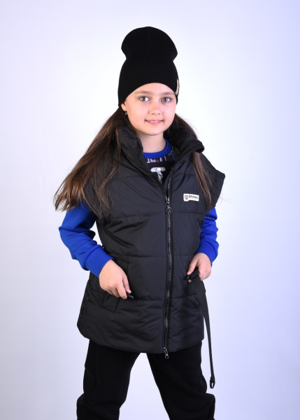 207 Жилет для девочки на синтепоне