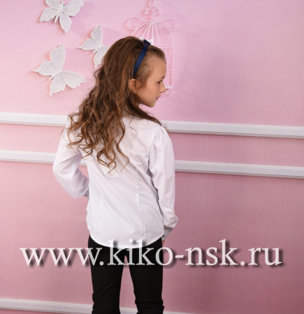 701289 Блуза с длинным рукавом и брошью ModaLora