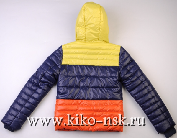 Н2617 Куртка на синтепоне, салат-синий