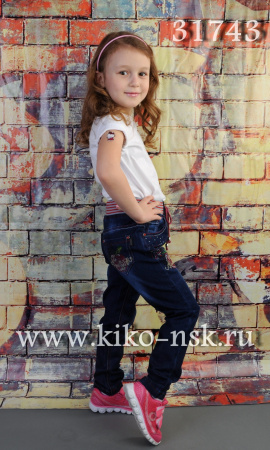 31743 Джинсы для девочки YUKE