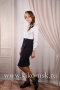 701260-1 Юбка школьная для девочки Moda Lora
