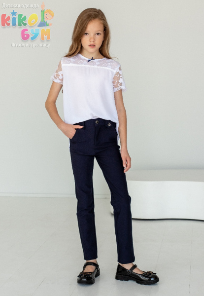 20012 Брюки школьные для девочки YUKE (22-27)