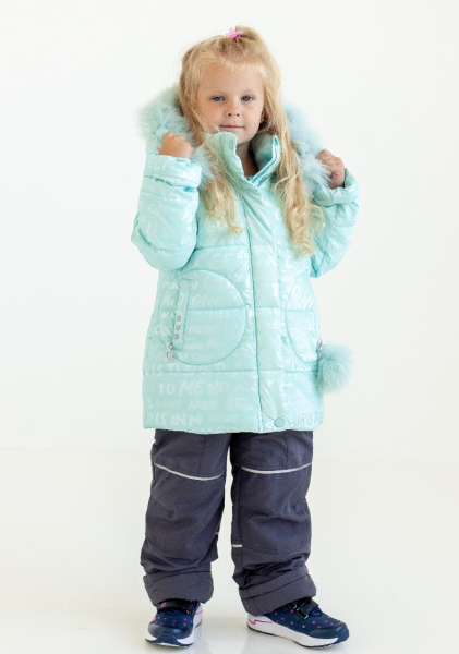 6132 Костюм для девочки зимний