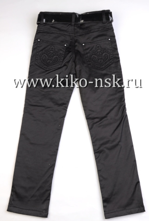 2832Y-5 Брюки школьные для девочки на флисе KANDY