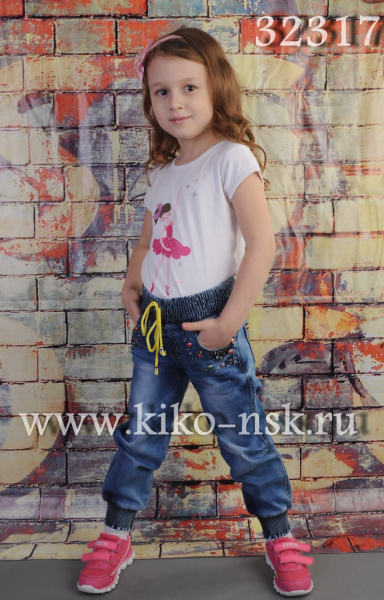 32317 Джинсы для девочки YUKE
