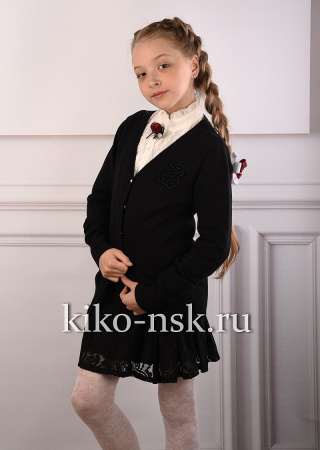 3413 ЕК Кофта для девочки на пуговицах