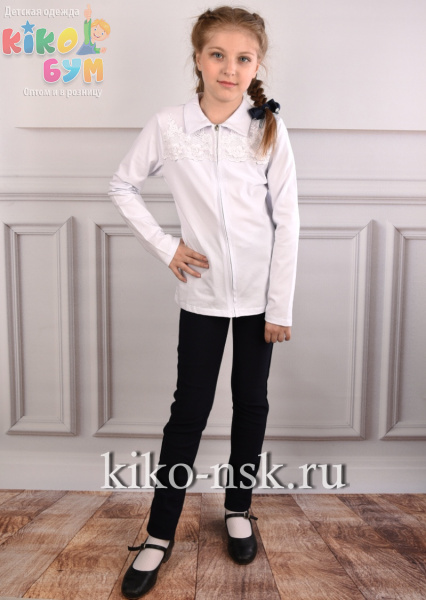 15064-1 Брюки школьные для девочки YUKE 
