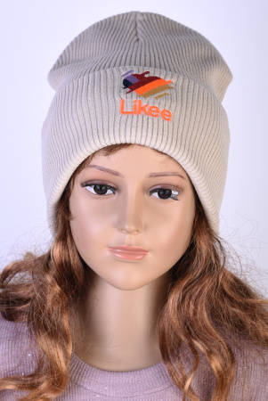 33  Шапка "Likee"  двойная