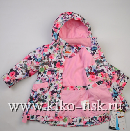 3506м Ветровка для девочки на флисе