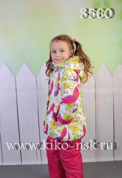 3560М Костюм на синтепоне, Малина