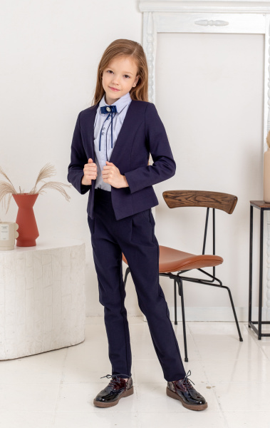 701240 Пиджак для девочки Moda Lora