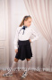 701580-1 Юбка школьная для девочки Moda Lora