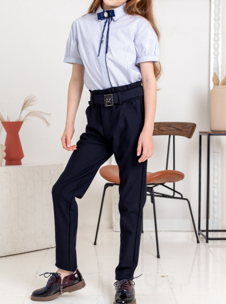 20046 Брюки школьные для девочки YUKE (25-30)