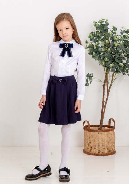 701247 Юбка школьная для девочки Moda Lora