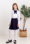 701247 Юбка школьная для девочки Moda Lora