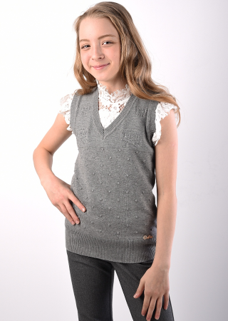 3911 Жилет для девочки 