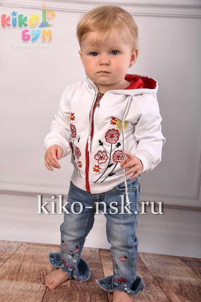 3489 Джинсы для девочки 