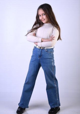 1026 Джинсы для девочки 