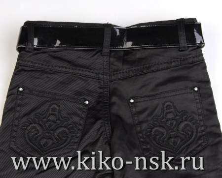 2832Y-5 Брюки школьные для девочки на флисе KANDY