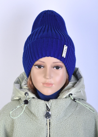 44  Шапка "Тыковка" с отворотом одинарная