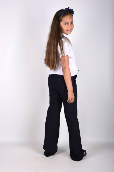 21018 Брюки школьные для девочки YUKE (22-27)