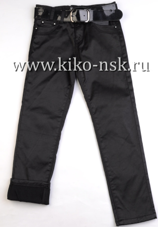 2834Y-7 Брюки школьные для девочки на флисе KANDY