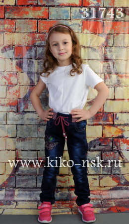 31743 Джинсы для девочки YUKE