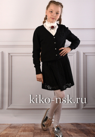 3413 ЕК Кофта для девочки на пуговицах