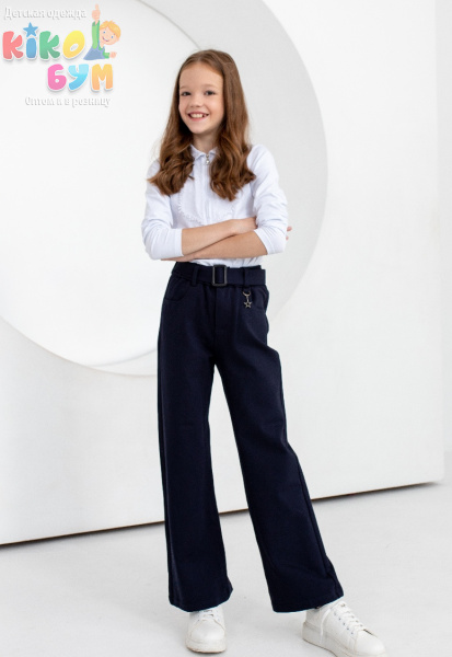 18146 Брюки школьные "Палаццо"