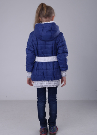 3517М Пальто на синтепоне, Синий
