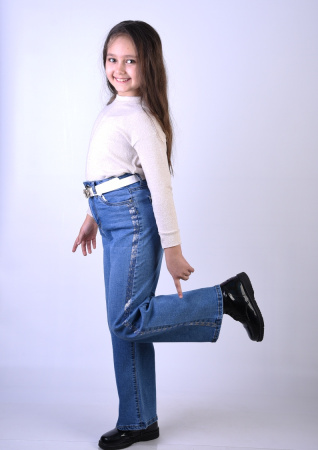 1026 Джинсы для девочки 