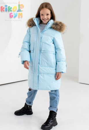 6113 Пальто для девочки Anernuo