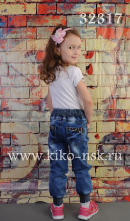 32317 Джинсы для девочки YUKE