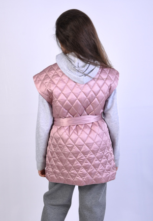 204 Жилет для девочки на синтепоне