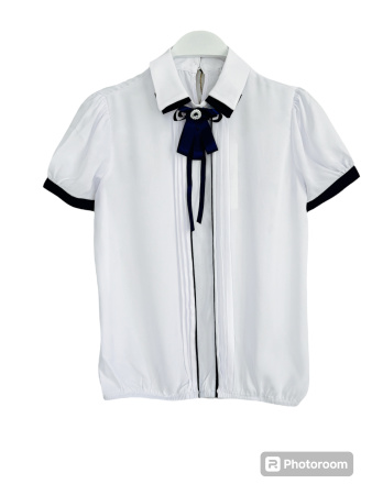 701261 Блуза шифоновая с брошью ModaLora