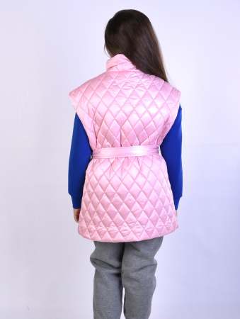 204-S Жилет для девочки на синтепоне