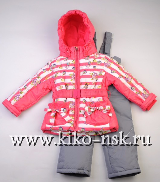 3555М Костюм на синтепоне, Розовый